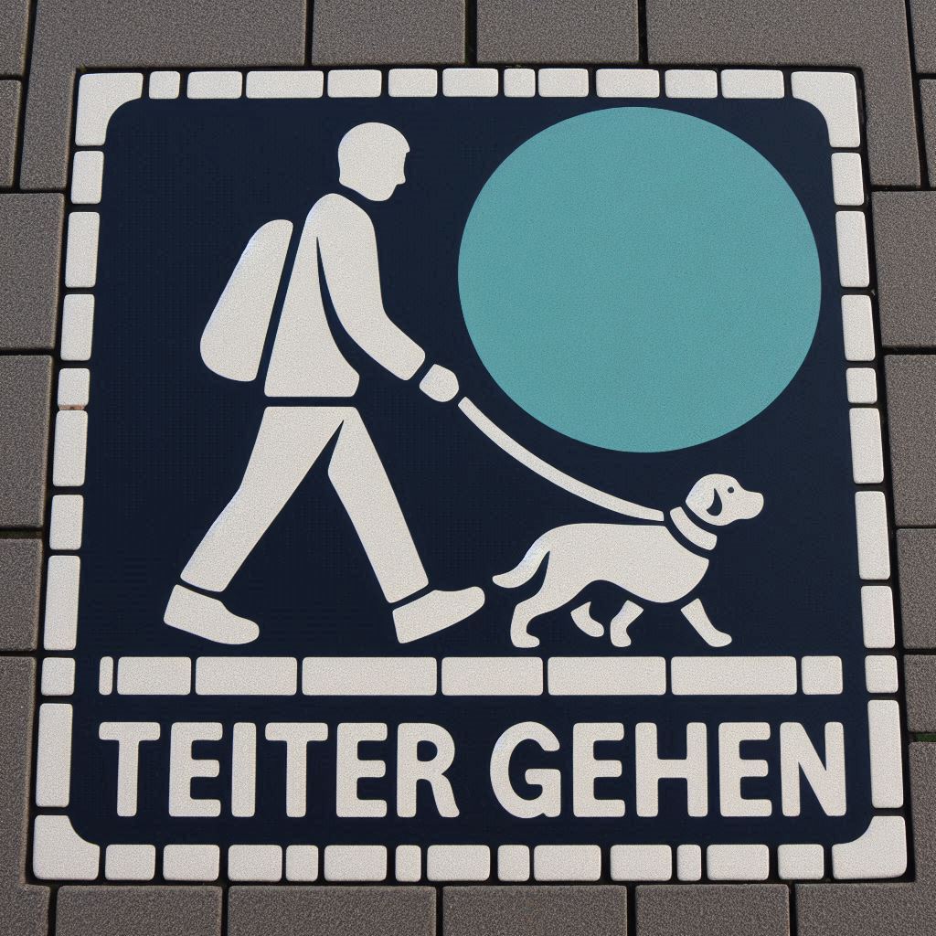 Teiter gehen